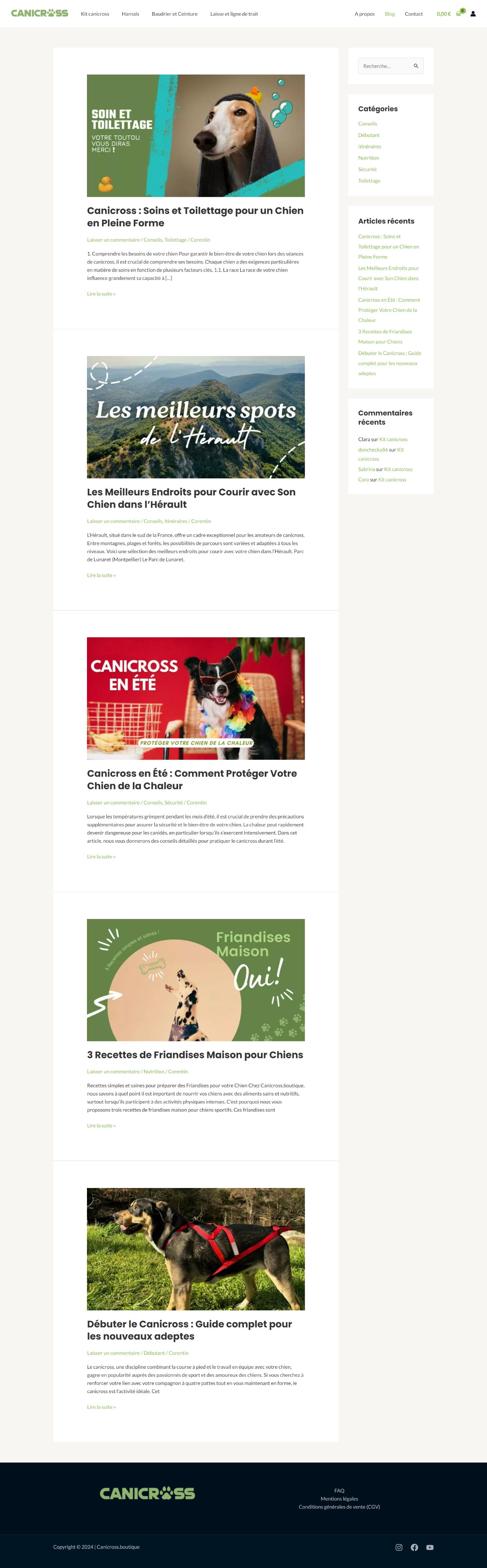 Page blog de canicross.boutique